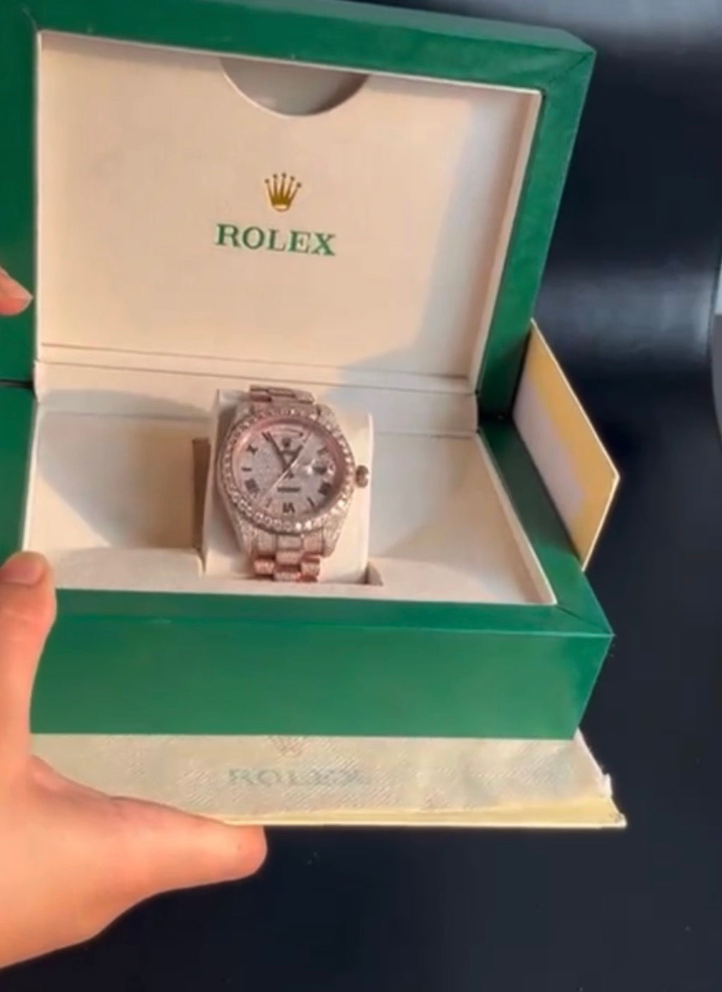 Rolex Datejust 41 Watch | 41 MM | Custom Full Diamond Dial | Jubilee Band