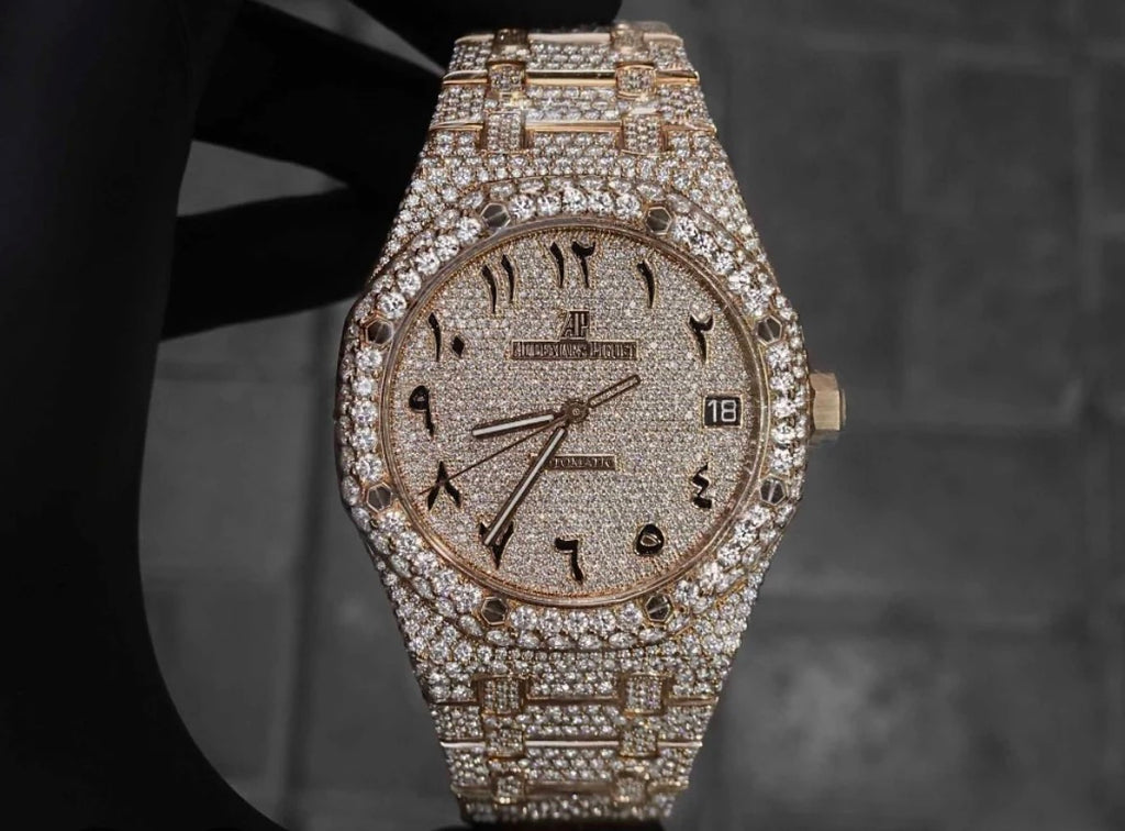 Diamond Audemars Piguet Royal Oak 41mm - 18k Rose Gold