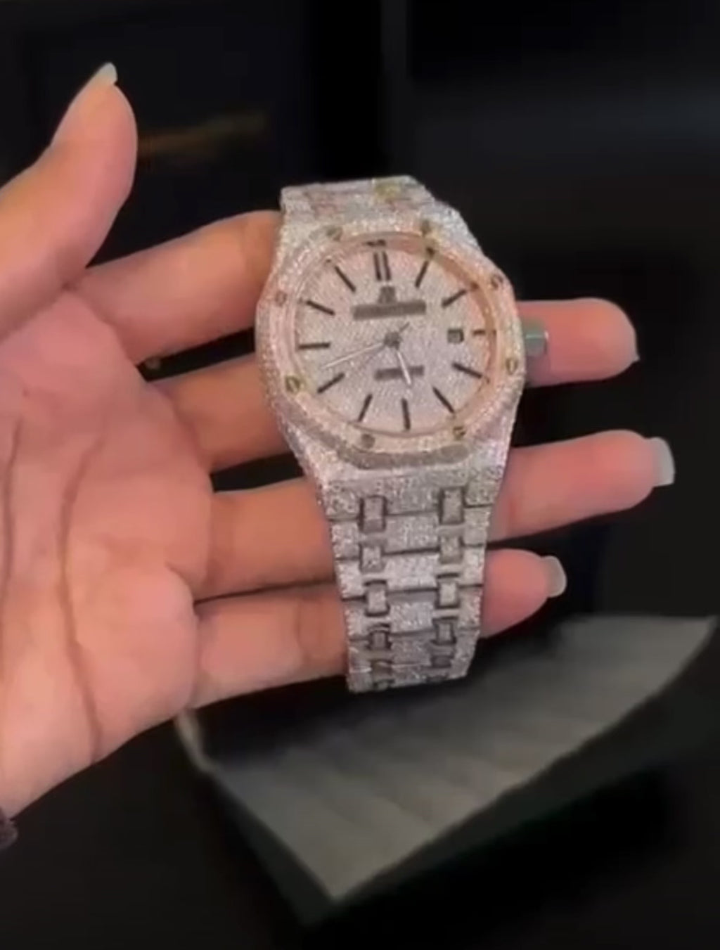 Diamond Audemars Piguet Royal Oak 41mm - 18k Rose Gold